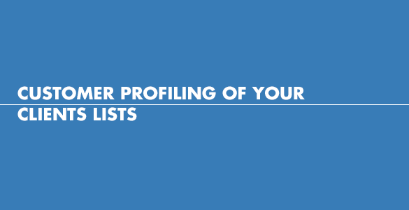 Customer profiling of your client lists